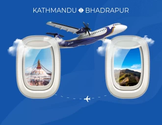 Kathmandu to Bhadrapur (jhapa)