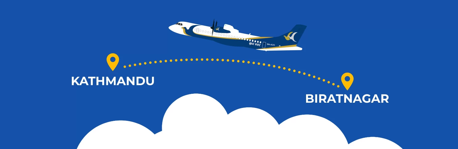 Flights from Biratnagar to Kathmandu